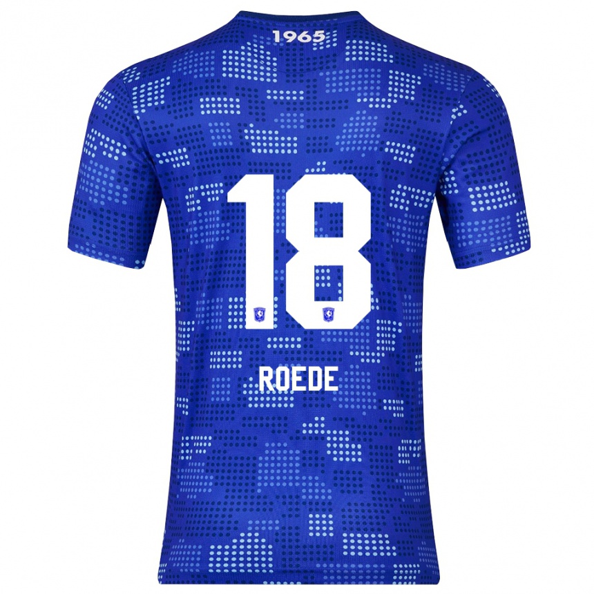 נשים כדורגל Melle Roede #18 כחול תכלת הרחק ג'רזי 2025/26