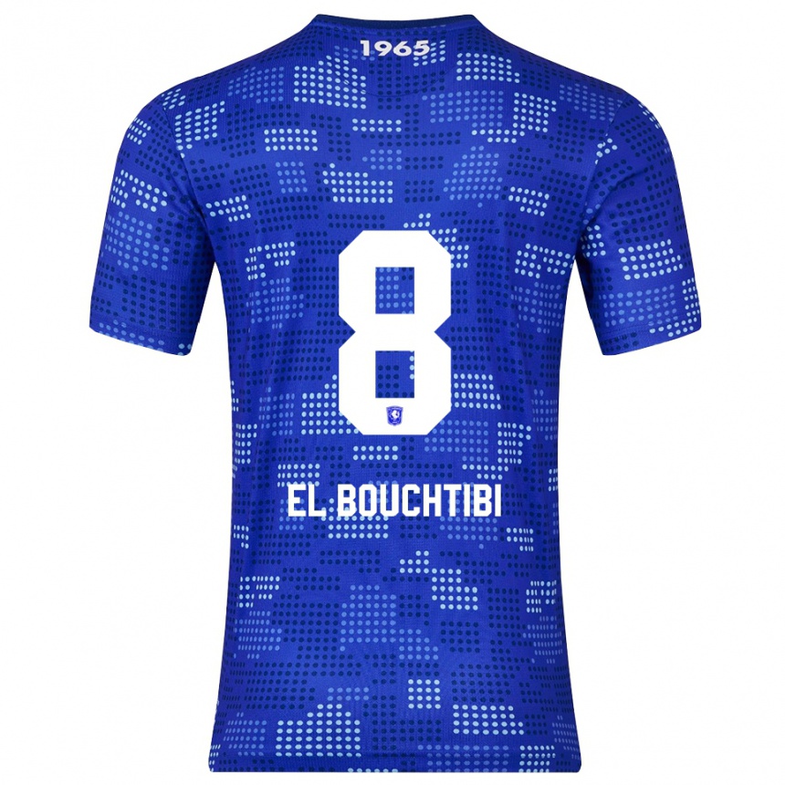 נשים כדורגל Ilias El Bouchtibi #8 כחול תכלת הרחק ג'רזי 2025/26