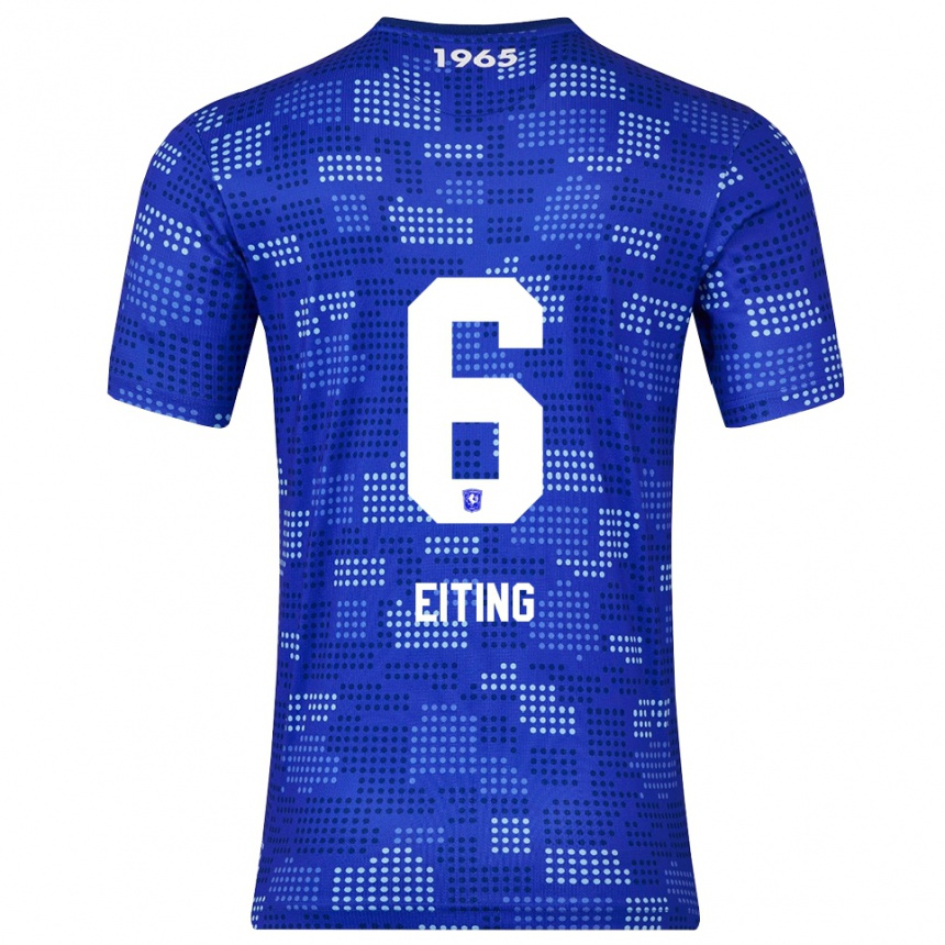 נשים כדורגל קארל איטינג #6 כחול תכלת הרחק ג'רזי 2025/26