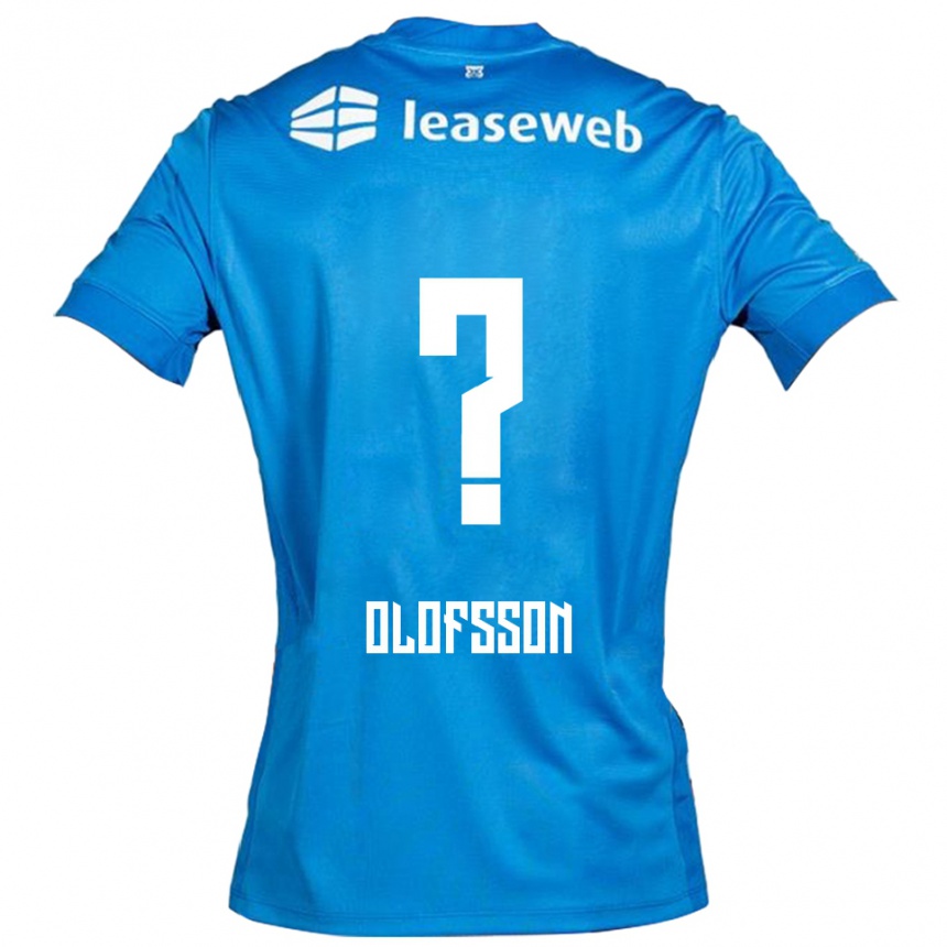 נשים כדורגל Wilmer Olofsson #0 כחול לבן הרחק ג'רזי 2025/26