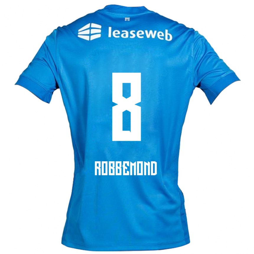 נשים כדורגל Rio Robbemond #8 כחול לבן הרחק ג'רזי 2025/26