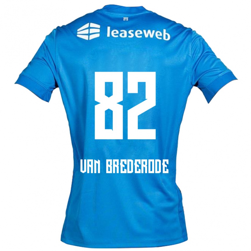 נשים כדורגל מירון ואן ברדרוד #82 כחול לבן הרחק ג'רזי 2025/26