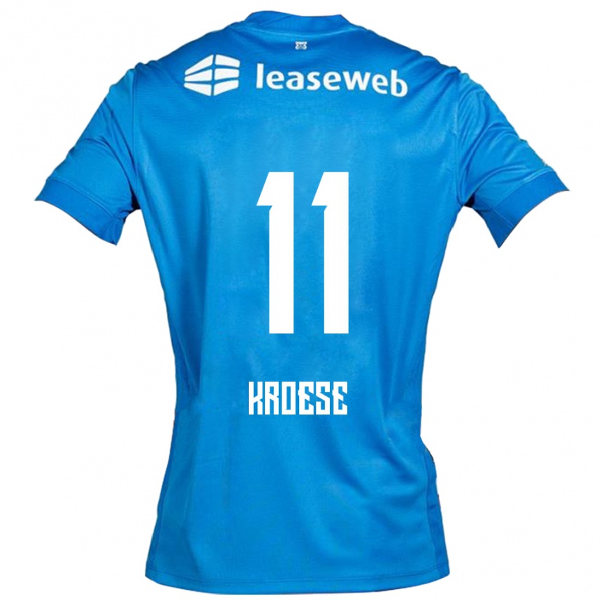 נשים כדורגל פיקה אליסבת׳ קרואס #11 כחול לבן הרחק ג'רזי 2025/26