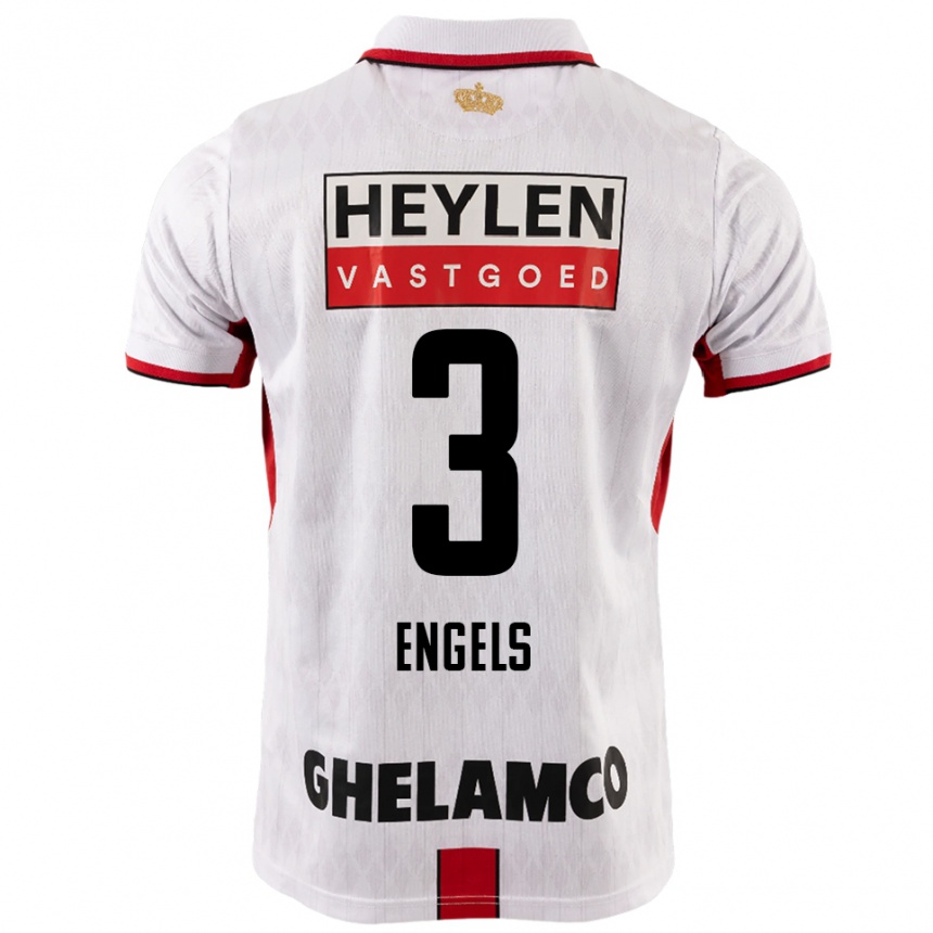 נשים כדורגל יורן אנגלס #3 לבן אדום הרחק ג'רזי 2025/26