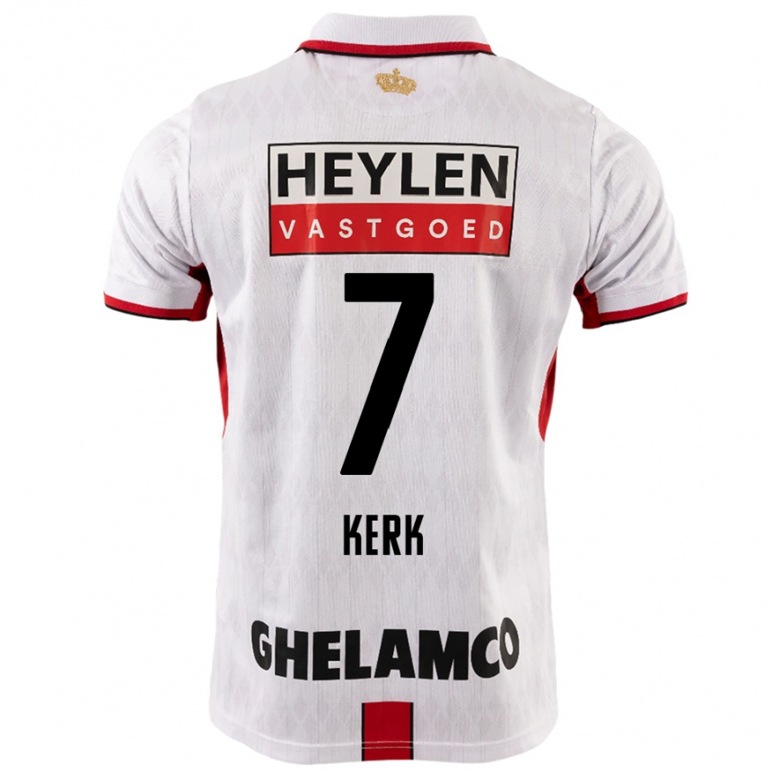 נשים כדורגל גיראנו קרק #7 לבן אדום הרחק ג'רזי 2025/26