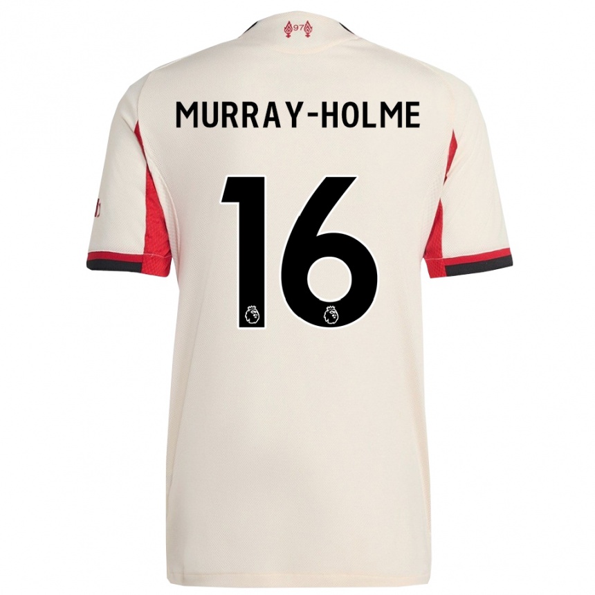 נשים כדורגל Hadyn Murray-Holme #16 לבן שחור הרחק ג'רזי 2025/26