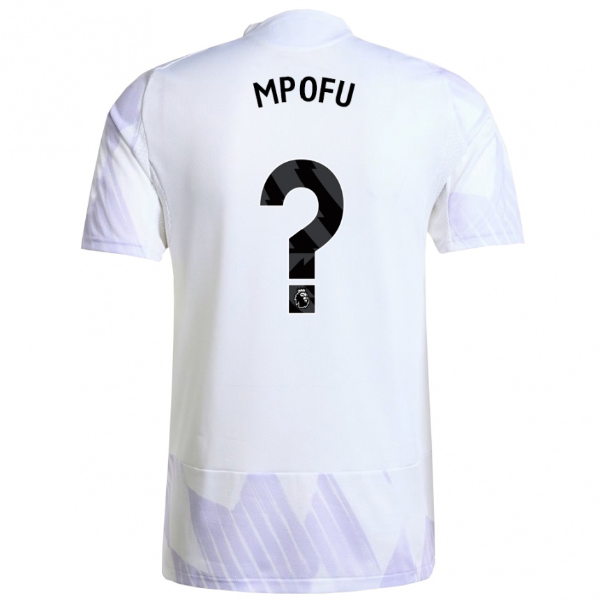 נשים כדורגל Camron Mpofu #0 לבן סגול סגול הרחק ג'רזי 2025/26