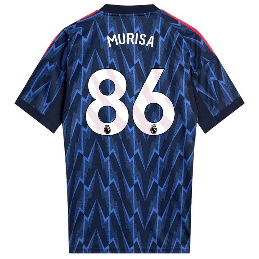 נשים כדורגל Teshaun Murisa #86 נייבי אדום הרחק ג'רזי 2025/26