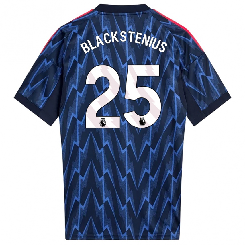 נשים כדורגל סטינה בלקסטניוס #25 נייבי אדום הרחק ג'רזי 2025/26