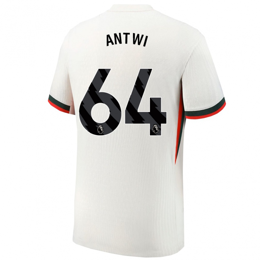 נשים כדורגל ג׳נסיס אנטווי #64 לבן ירוק הרחק ג'רזי 2025/26