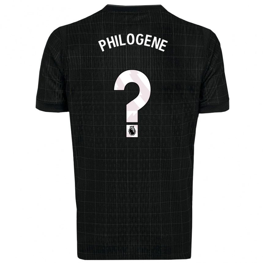 נשים כדורגל Blake Philogene #0 שחור אפור הרחק ג'רזי 2025/26