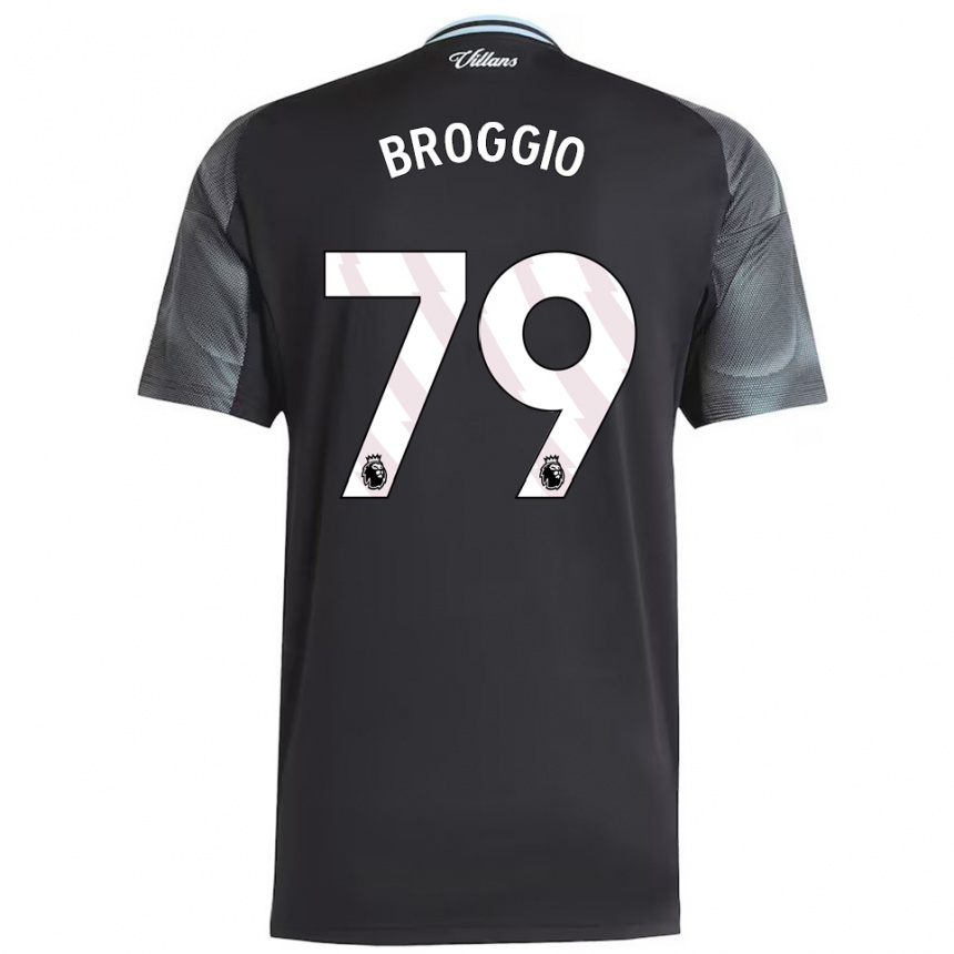 נשים כדורגל Ben Broggio #79 שחור תכלת הרחק ג'רזי 2025/26
