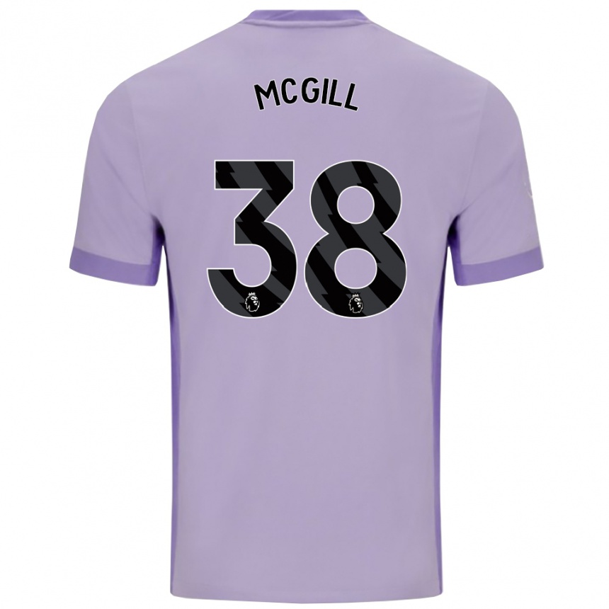 נשים כדורגל טום מק׳גיל #38 טארו סגול לבן הרחק ג'רזי 2025/26