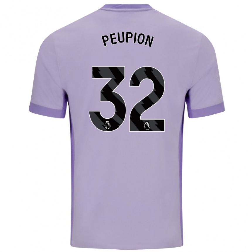 נשים כדורגל Cameron Peupion #32 טארו סגול לבן הרחק ג'רזי 2025/26