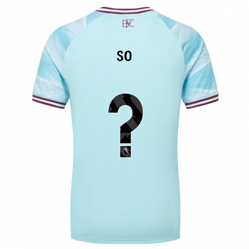 נשים כדורגל Fabio So #0 תכלת בורדו הרחק ג'רזי 2025/26