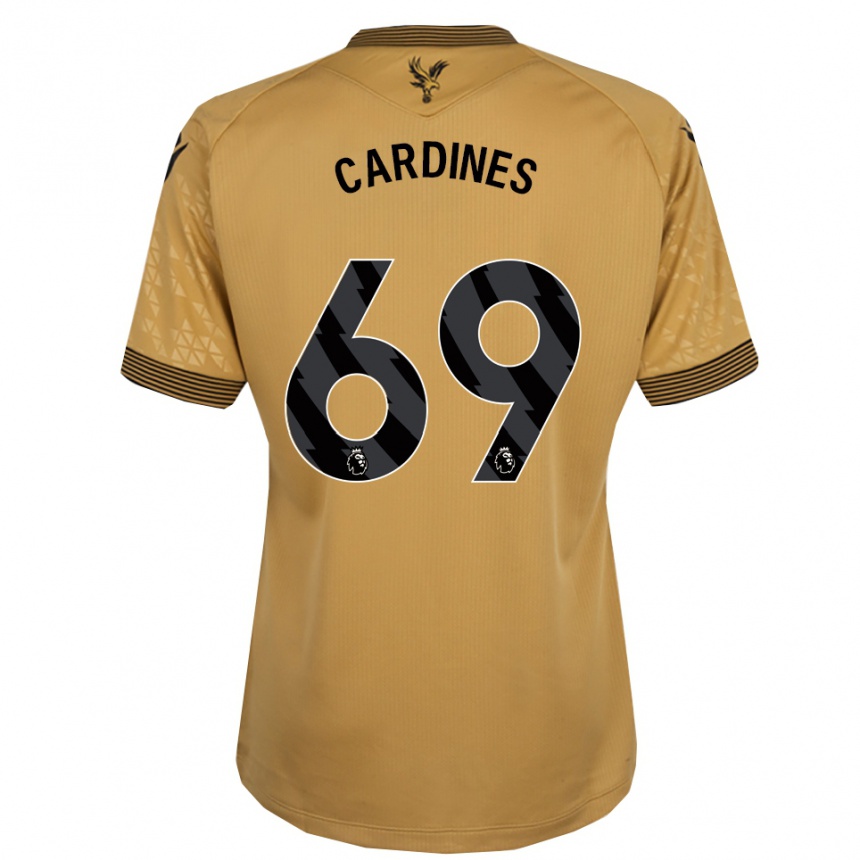 נשים כדורגל Rio Cardines #69 זהב שחור הרחק ג'רזי 2025/26