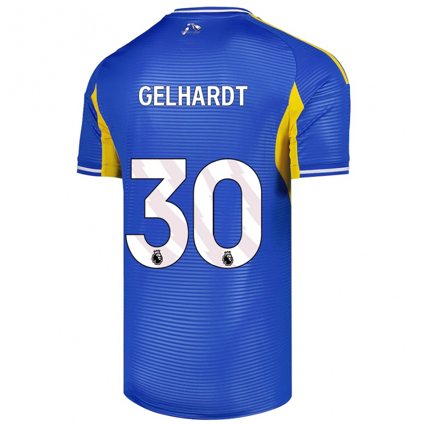 נשים כדורגל ג'ו גלהרדט #30 כחול צהוב הרחק ג'רזי 2025/26