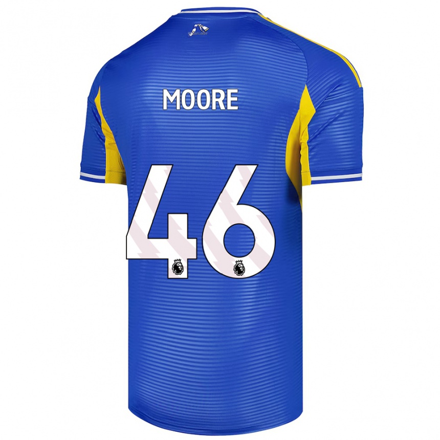נשים כדורגל קריסטן ריצ׳רד מור #46 כחול צהוב הרחק ג'רזי 2025/26