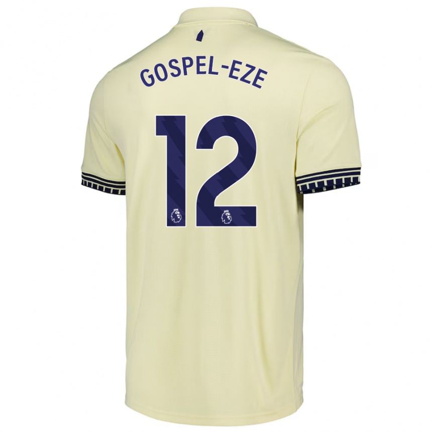 נשים כדורגל Goodness Gospel-Eze #12 לבן מלוכלך שחור הרחק ג'רזי 2025/26