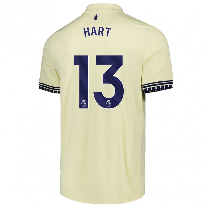 נשים כדורגל Libby Hart #13 לבן מלוכלך שחור הרחק ג'רזי 2025/26