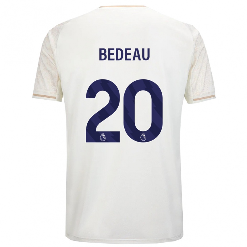 נשים כדורגל נעמי בדאו #20 לבן מלוכלך שחור הרחק ג'רזי 2025/26