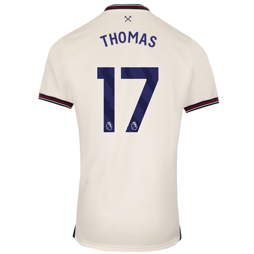 נשים כדורגל Isaac Thomas #17 לבן מלוכלך הרחק ג'רזי 2025/26