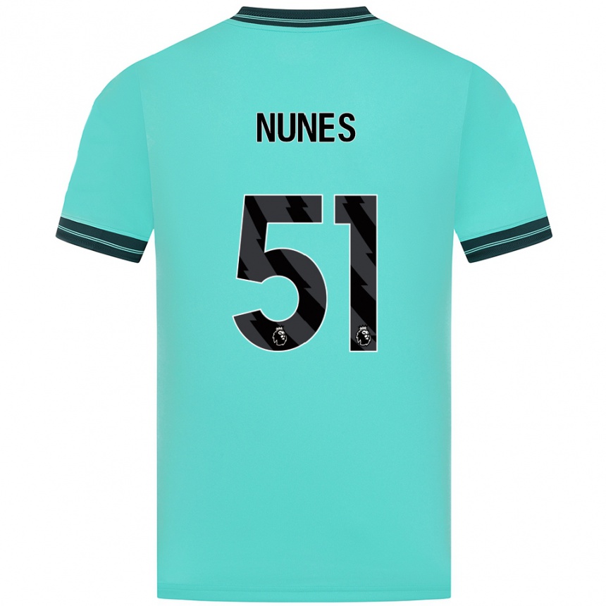 נשים כדורגל Grazi Nunes #51 תכלת ירוק הרחק ג'רזי 2025/26