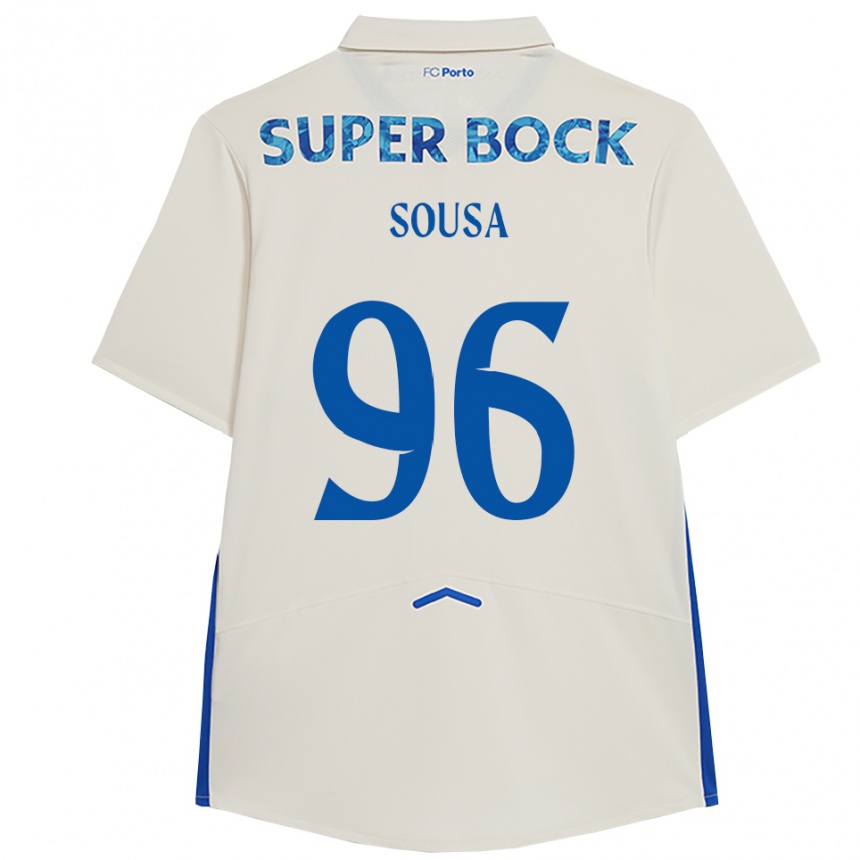 נשים כדורגל Filipe Sousa #96 לבן כחול ג'רזי קיט שלישי 2025/26