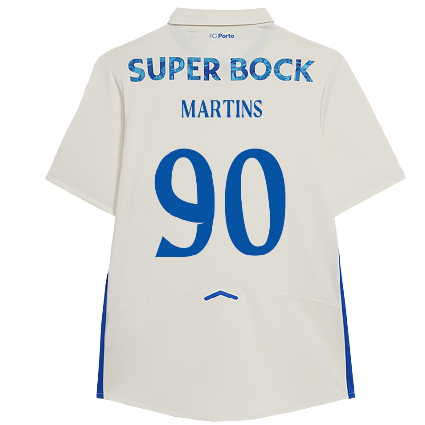 נשים כדורגל ז'יל #90 לבן כחול ג'רזי קיט שלישי 2025/26