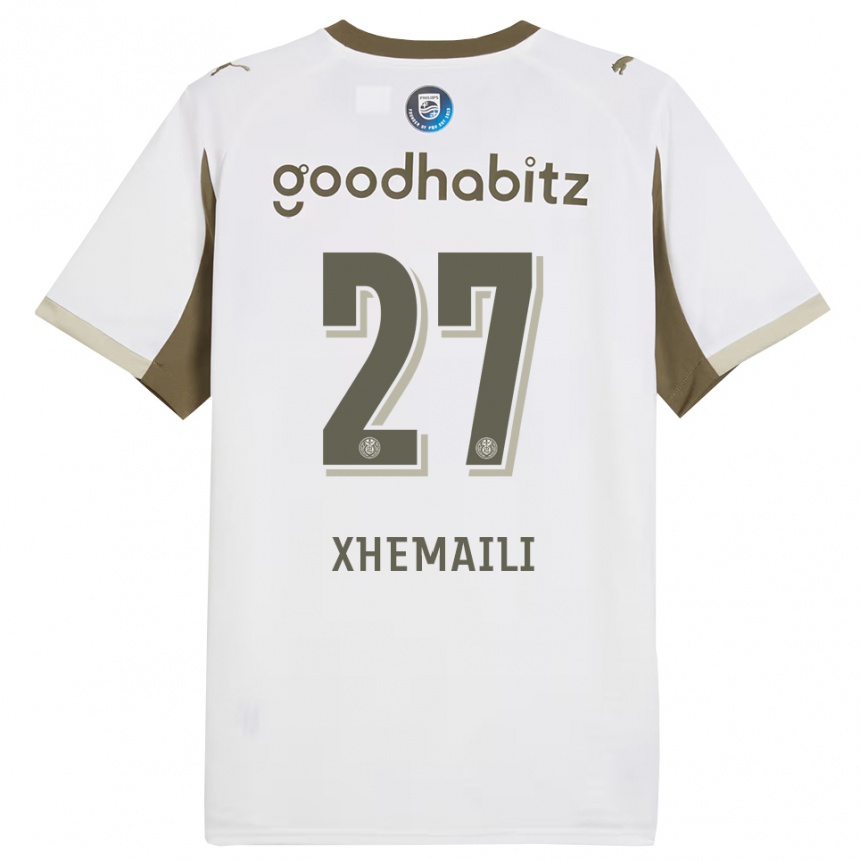 נשים כדורגל ריולה שמאילי #27 לבן אפור ג'רזי קיט שלישי 2025/26