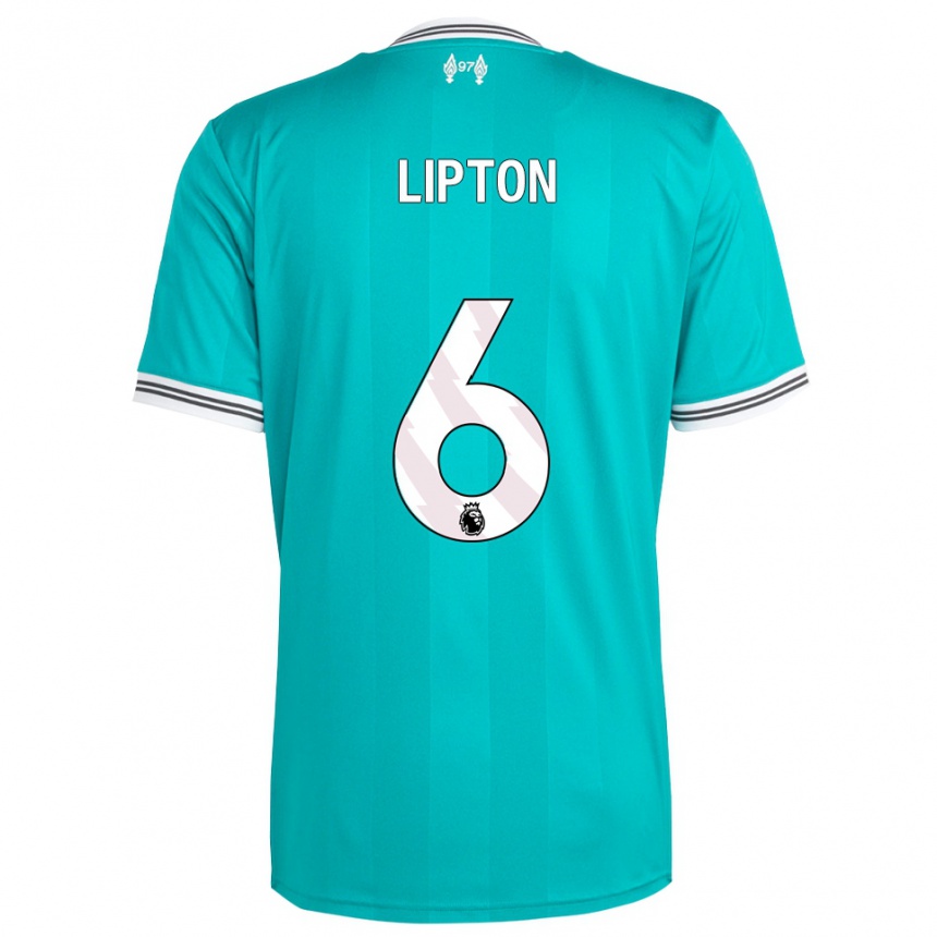 נשים כדורגל Joe Lipton #6 ירוק לבן ג'רזי קיט שלישי 2025/26 נשים כדורגל Joe Lipton #6 ירוק לבן ג'רזי קיט שלישי 2025/26