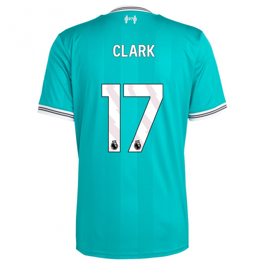 נשים כדורגל ג'נה קלארק #17 ירוק לבן ג'רזי קיט שלישי 2025/26