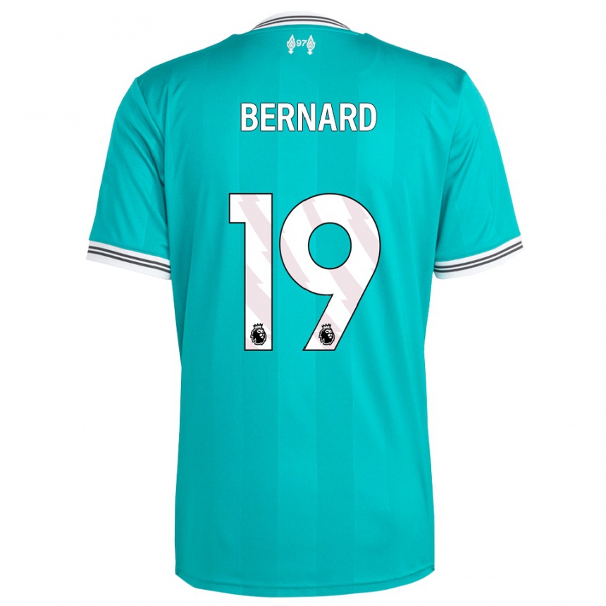 נשים כדורגל Dj Bernard #19 ירוק לבן ג'רזי קיט שלישי 2025/26