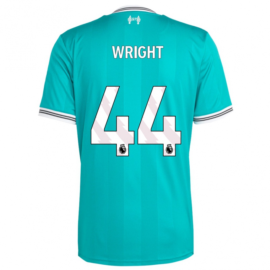 נשים כדורגל Will Wright #44 ירוק לבן ג'רזי קיט שלישי 2025/26