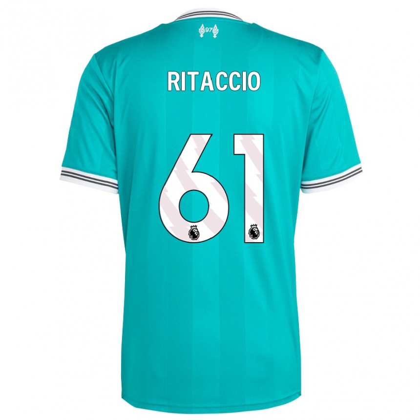 נשים כדורגל מטאו ריטאצ׳יו #61 ירוק לבן ג'רזי קיט שלישי 2025/26 נשים כדורגל מטאו ריטאצ׳יו #61 ירוק לבן ג'רזי קיט שלישי 2025/26