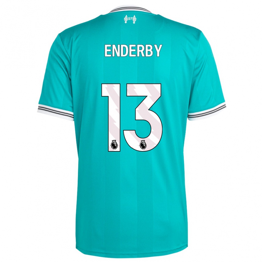 נשים כדורגל מיה אנדרבי #13 ירוק לבן ג'רזי קיט שלישי 2025/26