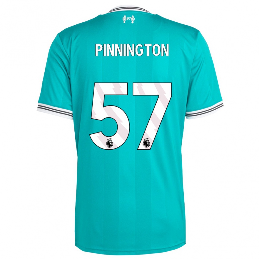 נשים כדורגל קרטר פינינגטון #57 ירוק לבן ג'רזי קיט שלישי 2025/26