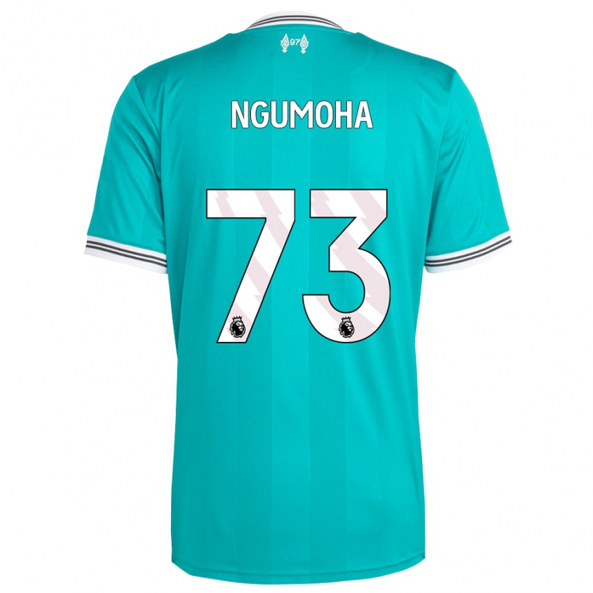 נשים כדורגל Rio Ngumoha #73 ירוק לבן ג'רזי קיט שלישי 2025/26