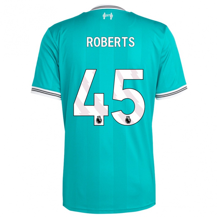נשים כדורגל איוואן רוברטס #45 ירוק לבן ג'רזי קיט שלישי 2025/26