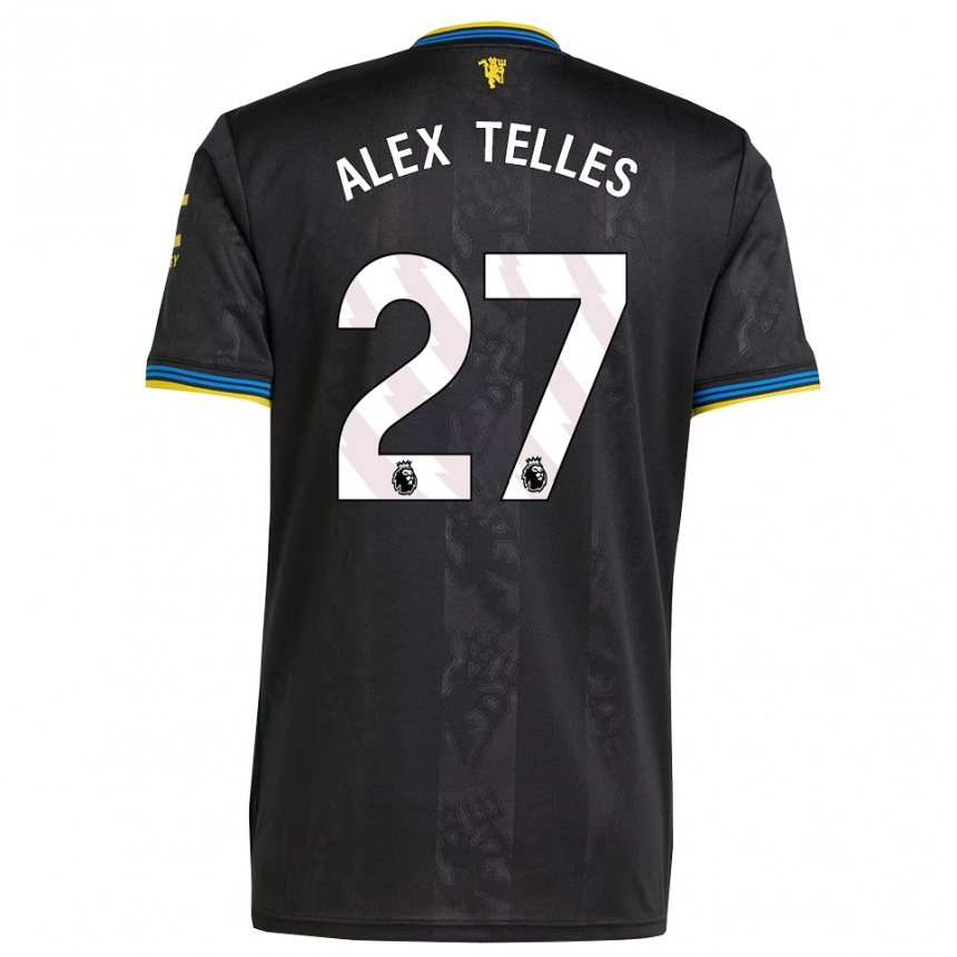 נשים כדורגל אלכס טלס #27 שחור צהוב כחול ג'רזי קיט שלישי 2025/26