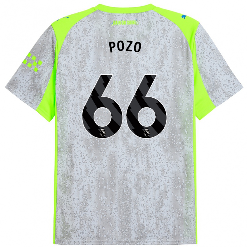 נשים כדורגל איקר פוזו #66 אפור צהוב ג'רזי קיט שלישי 2025/26