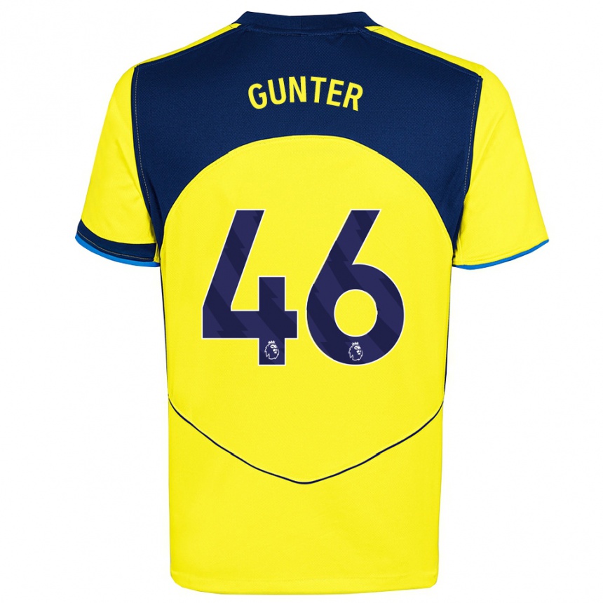 נשים כדורגל לוקה גונטר #46 צהוב נייבי ג'רזי קיט שלישי 2025/26