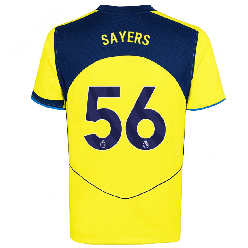 נשים כדורגל צ'רלי סיירס #56 צהוב נייבי ג'רזי קיט שלישי 2025/26