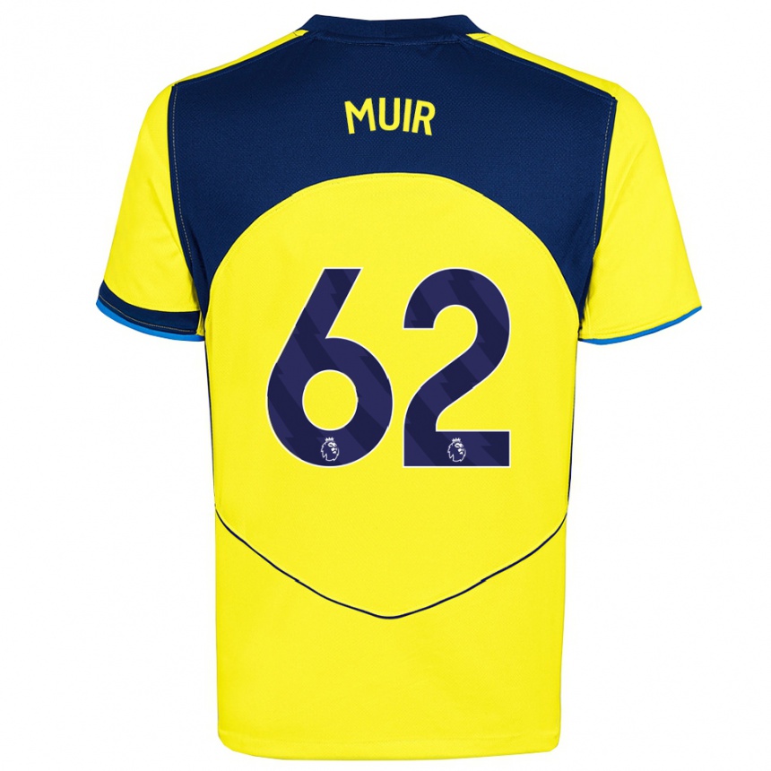 נשים כדורגל מרקס מיור #62 צהוב נייבי ג'רזי קיט שלישי 2025/26