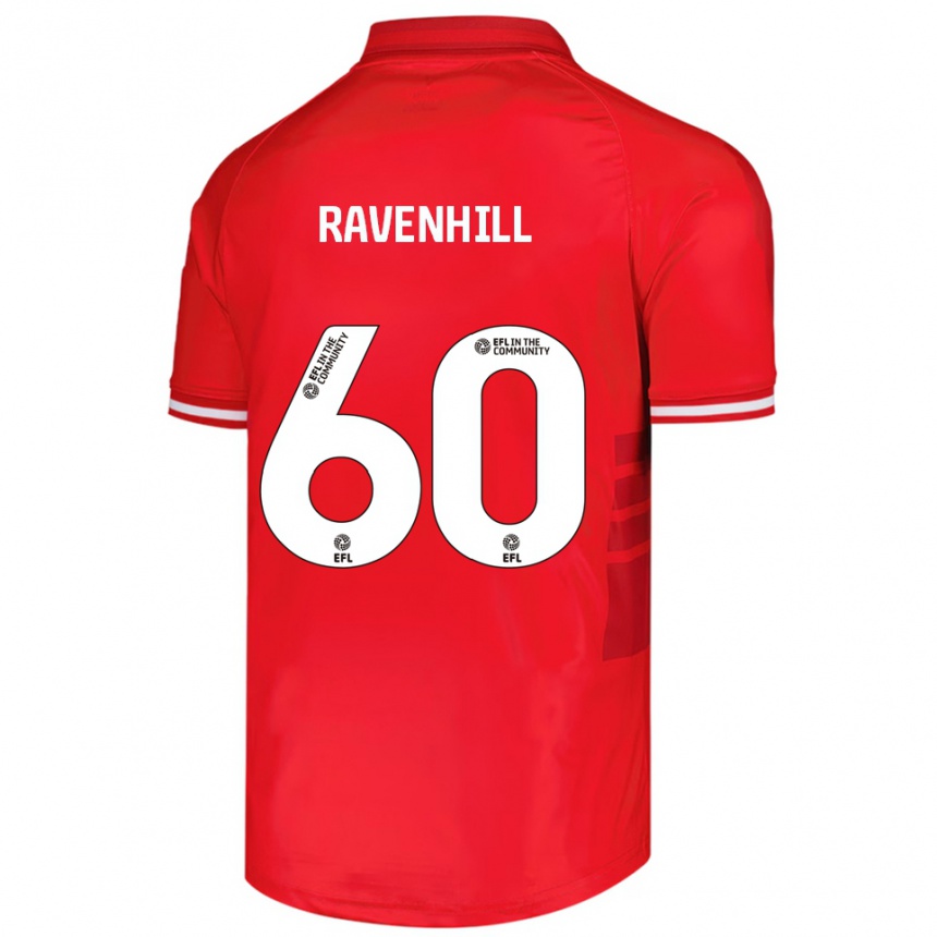 ילדים כדורגל Rogan Ravenhill #60 אדום לבן ג'רזי ביתית 2025/26 ילדים כדורגל Rogan Ravenhill #60 אדום לבן ג'רזי ביתית 2025/26