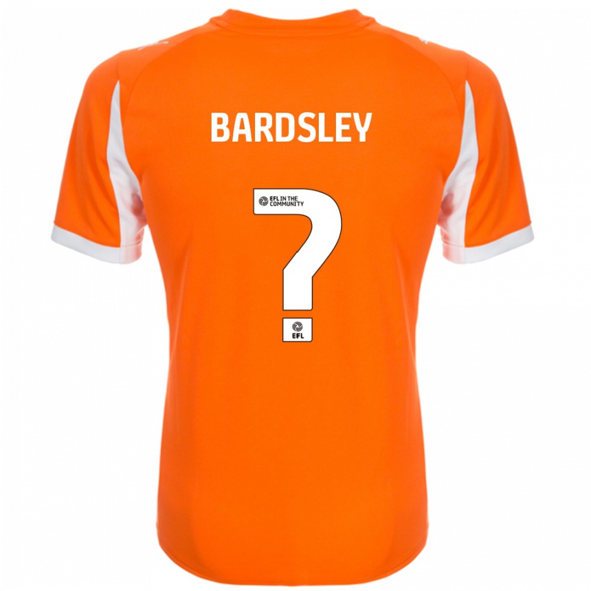 ילדים כדורגל Harvey Bardsley #0 כתום לבן ג'רזי ביתית 2025/26