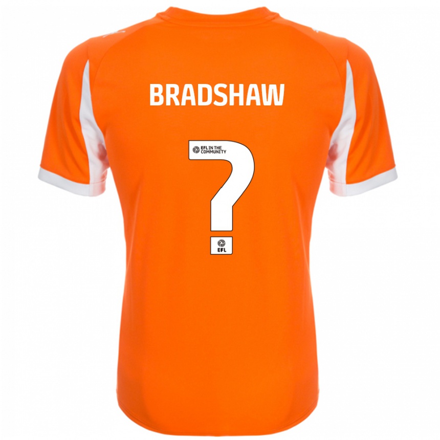 ילדים כדורגל Ashleigh Bradshaw #0 כתום לבן ג'רזי ביתית 2025/26 ילדים כדורגל Ashleigh Bradshaw #0 כתום לבן ג'רזי ביתית 2025/26