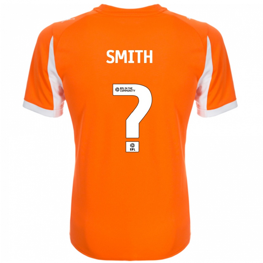 ילדים כדורגל Brooke Smith #0 כתום לבן ג'רזי ביתית 2025/26