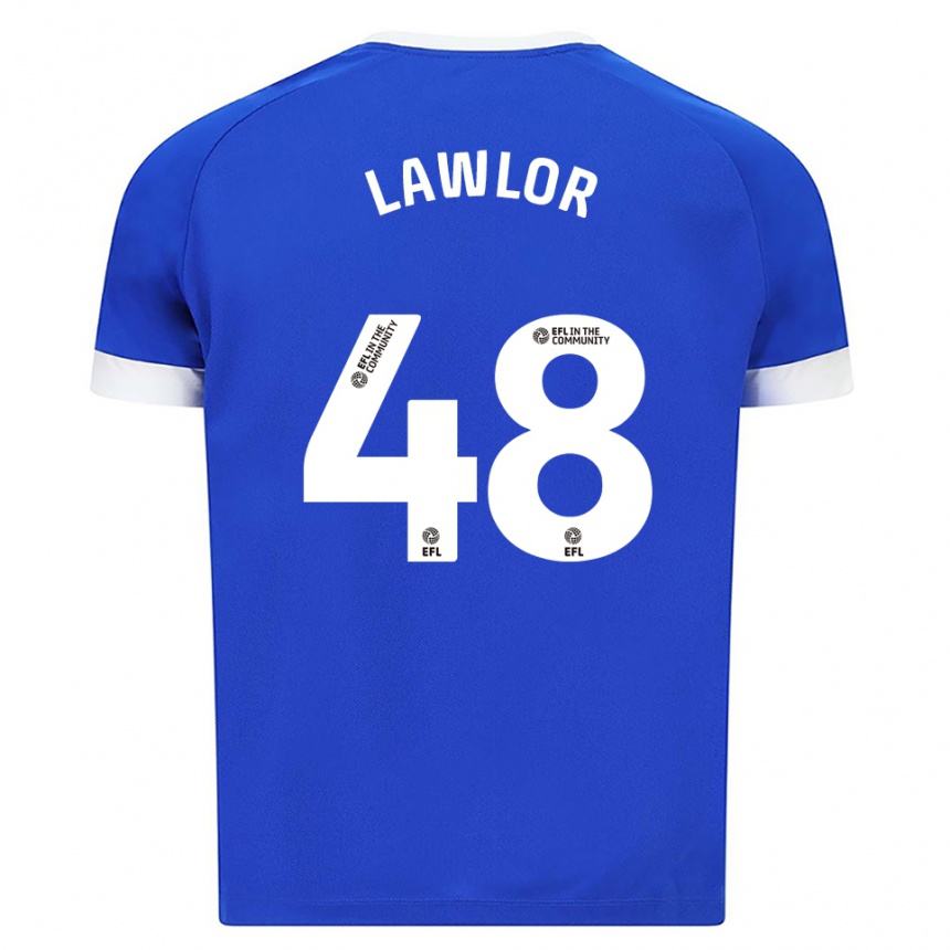 ילדים כדורגל דילן לוור #48 כחול לבן ג'רזי ביתית 2025/26