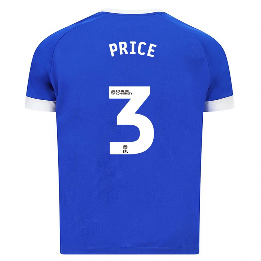 ילדים כדורגל פיון פרייס #3 כחול לבן ג'רזי ביתית 2025/26